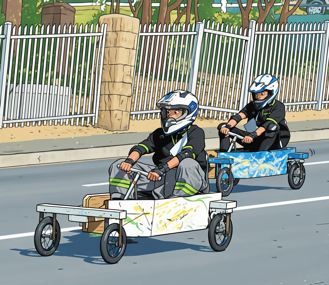 Kaskar Race Cartoon
